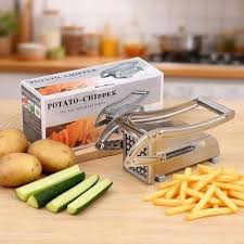 Potato Chipper & French Fry Cutter – Stainless Steel Slicer