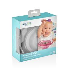 Babyjem Amazing Bowl Gray 360° Rotating Kids Dish