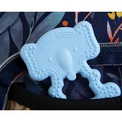Babyjem Teethering Gloves Elephant Blue Soft Teether