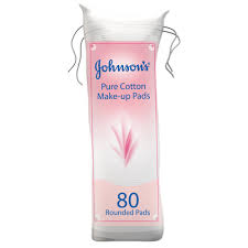 Johnson's pure cotton make-up pads 80 rounded pads - Medaid International