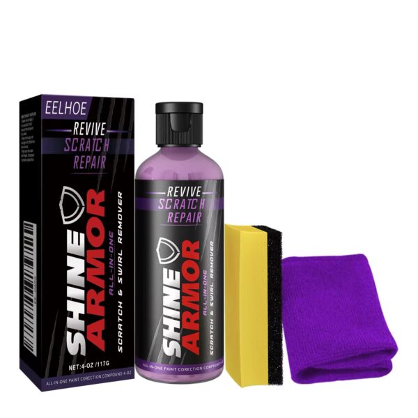 Shine Armor 3-in-1 Ceramic Coating Spray ‚Äì Car Wax, Polish & Paint Sealant for Tires, Rims, Seats & Bumpers