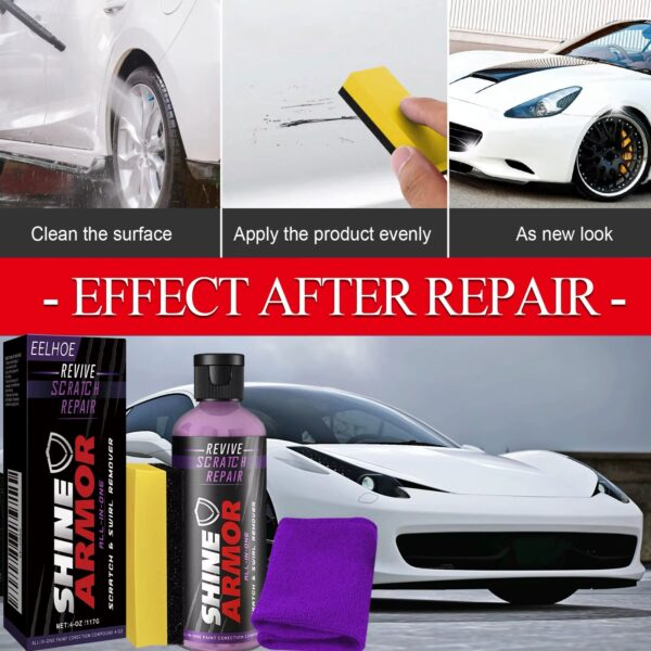 Shine Armor 3-in-1 Ceramic Coating Spray ‚Äì Car Wax, Polish & Paint Sealant for Tires, Rims, Seats & Bumpers
