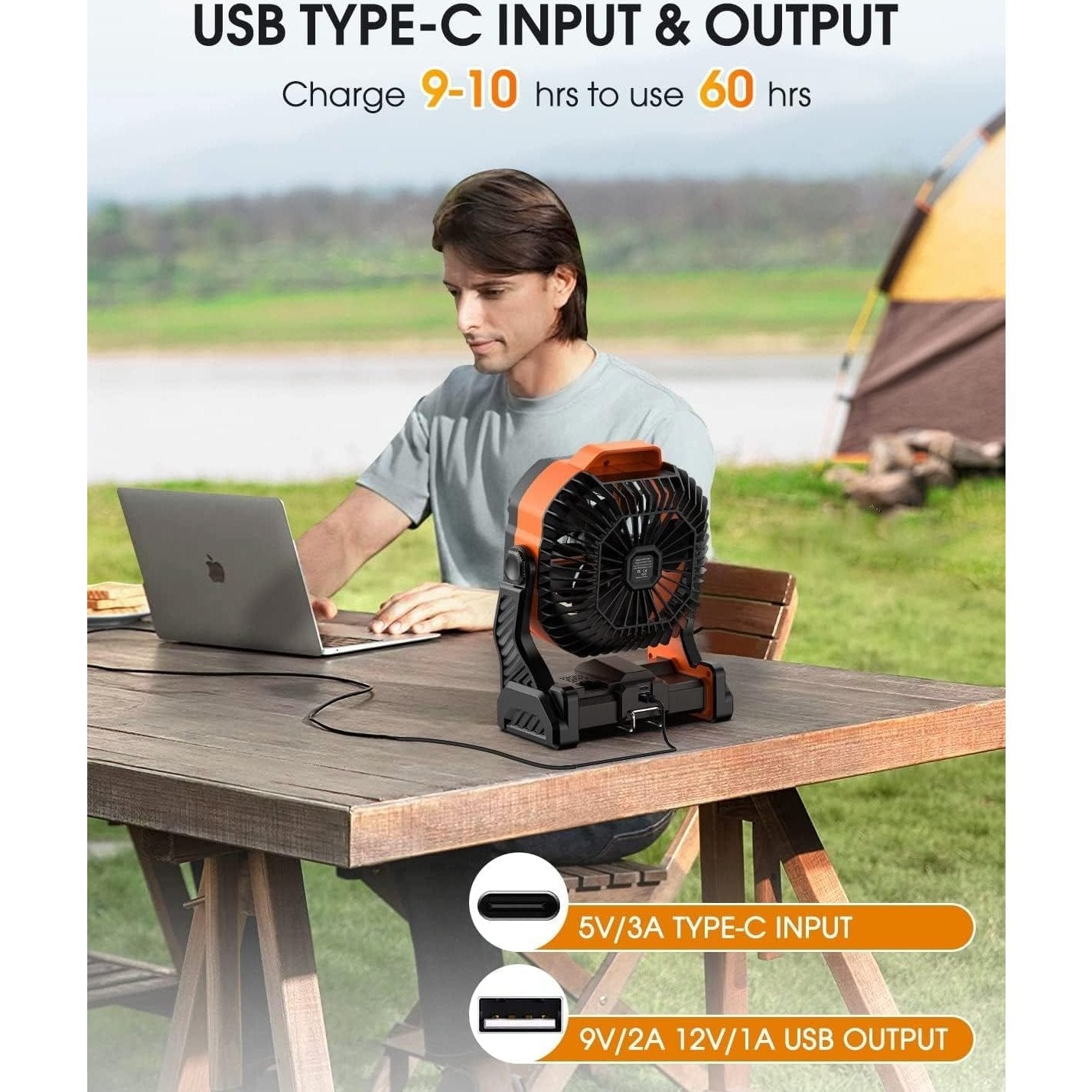 PORTABLE DOUBLE FAN POWERBANK HA2378 - Medaid International