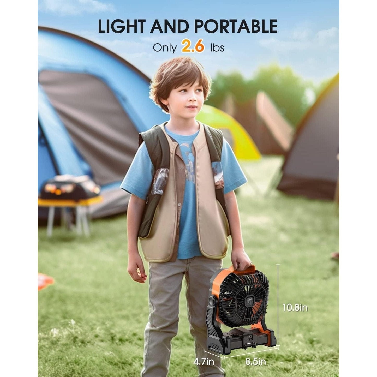 PORTABLE DOUBLE FAN POWERBANK HA2378 - Medaid International