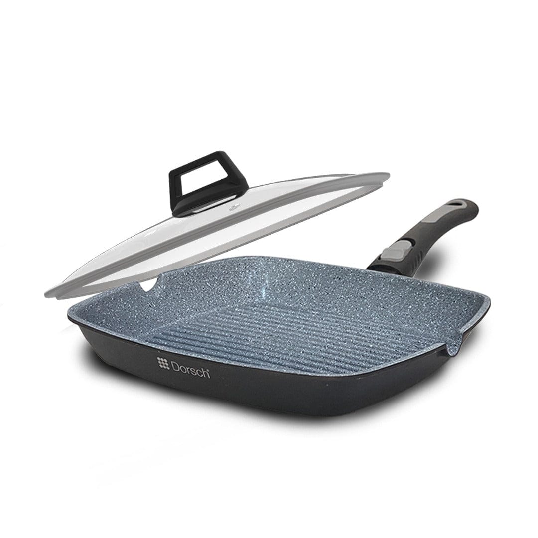 DORSCH NON-STICK GRILL PAN WITH LID DH-05590 - Medaid International