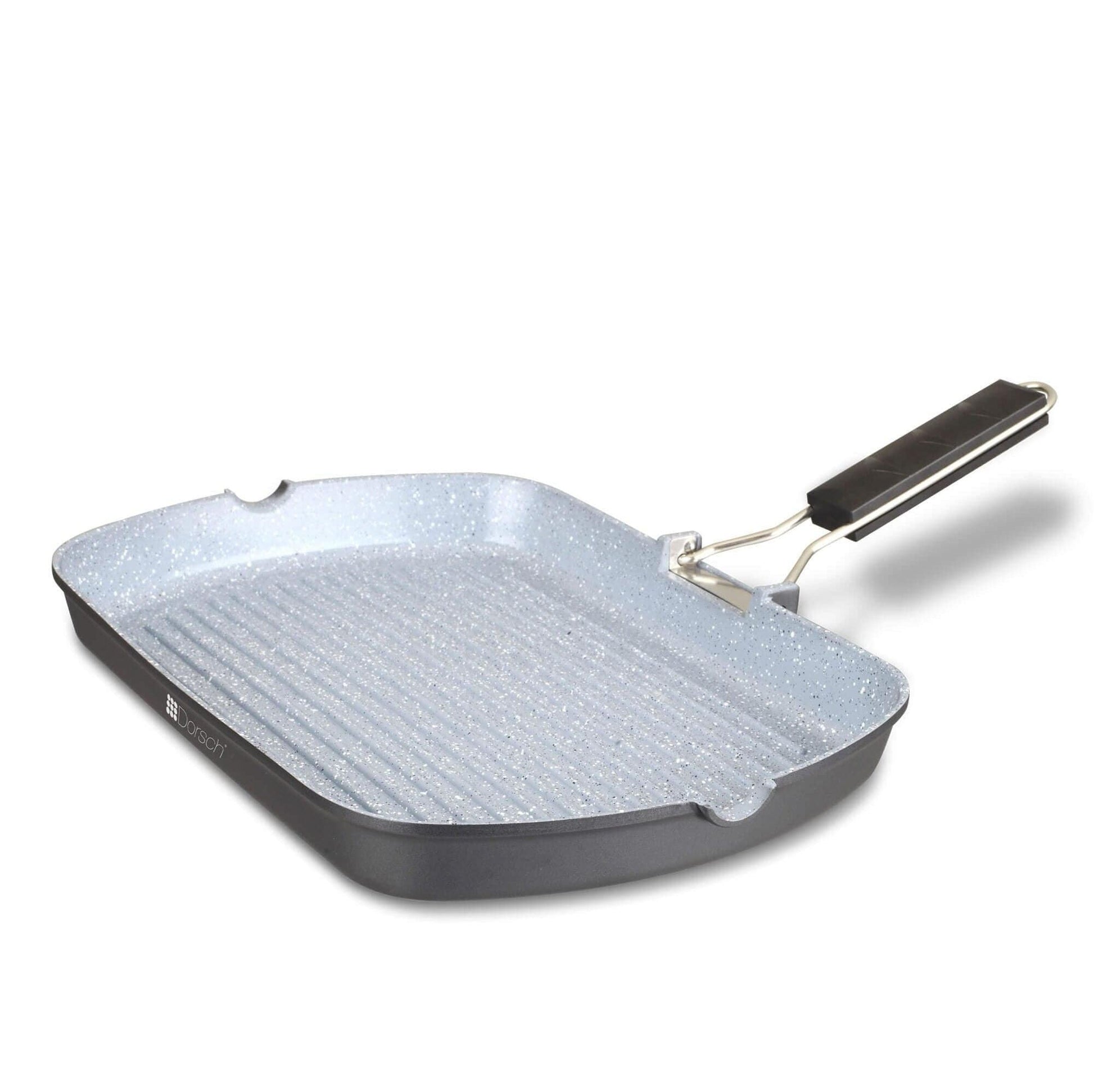 DORSCH NON -STICK GRILL PAN WITH FOLDABLE HANDLE - Medaid International