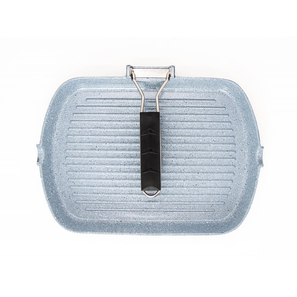 DORSCH NON -STICK GRILL PAN WITH FOLDABLE HANDLE - Medaid International