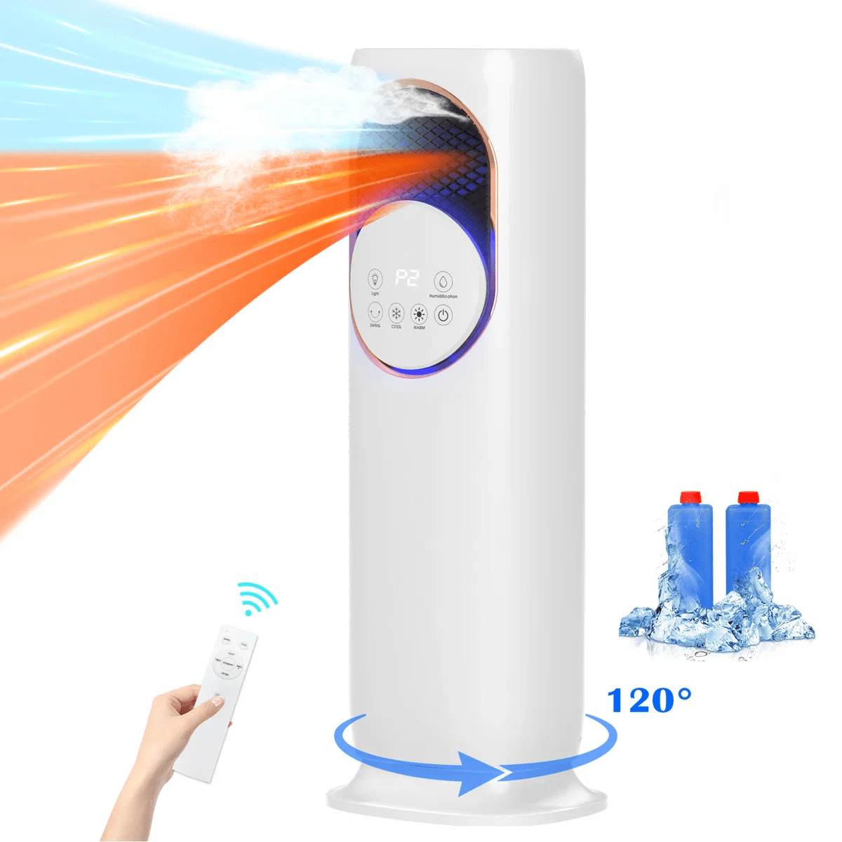 5in1 Tower Fan Cooler - Medaid International