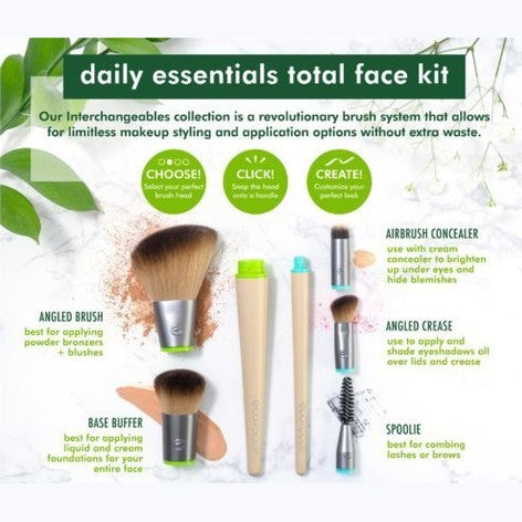 Ecotools Inter Daily Essentials Total Face Kit 5 Brushes