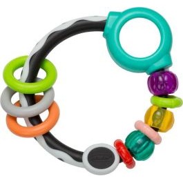 Infantino Shake & Spin Rattling Ring Baby Toy