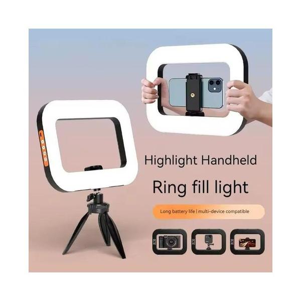 YM200 Camera Ring Light Video Rig, Long Battery Life, Multi-device Compatible, Various Supports Can Be Installed