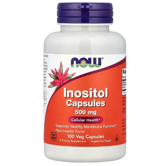 NOW Foods Inositol 500mg 100 Veg Capsules