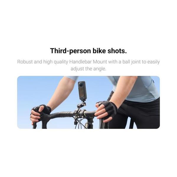 Insta360 Bike Bundle - Handlebar Mount and Chest Strap for 360 Cameras