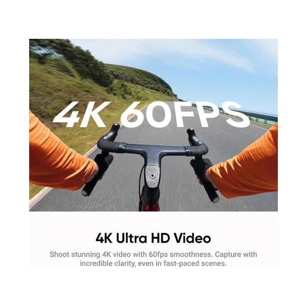 Insta360 GO Ultra Standard Bundle Midnight Black - Tiny Hands-Free 4K Cam, Lightweight & Portable, Low Light Excellence, Mount Anywhere, FlowState Stabilization, 200 Min Battery Life
