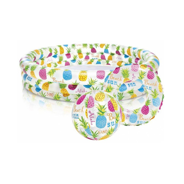 Intex Pineapple Splash Pool Set 1.32Mx28cm S21 59469