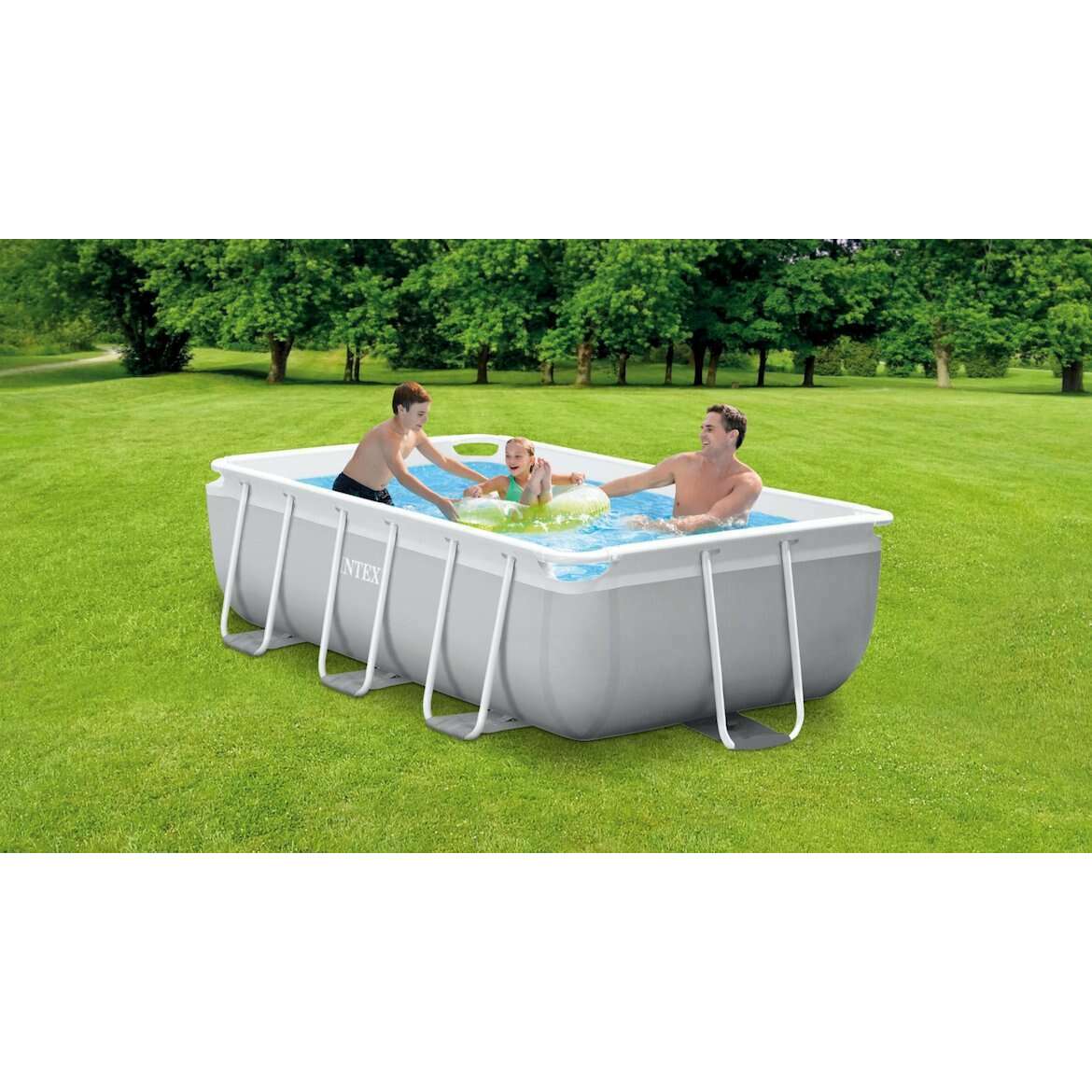 Prism Frame Rect Pool Set 3.00 X 1.75 X 0.80M - Medaid International