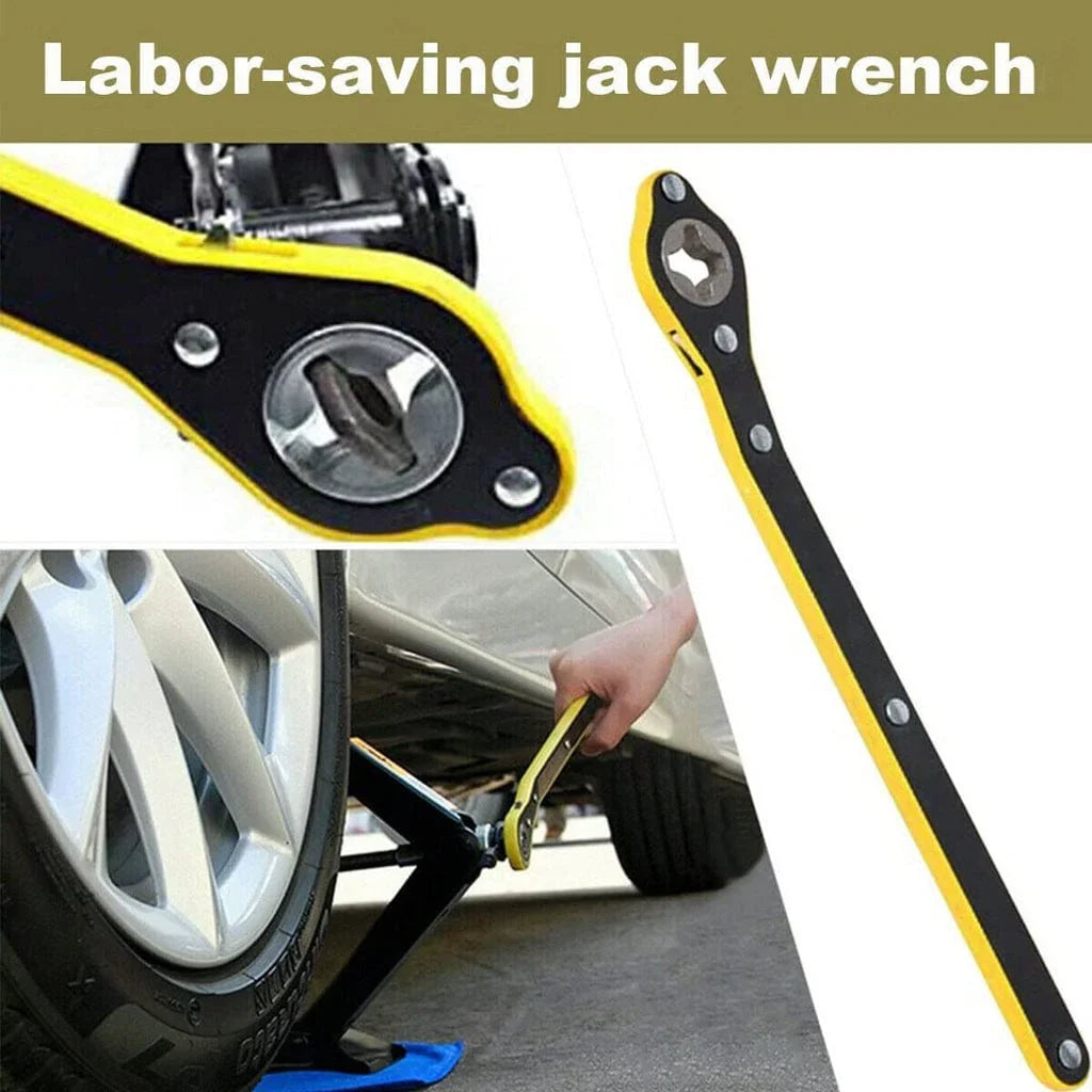 Car Jack Wrench Lift رافعة سيارة بمفتاح