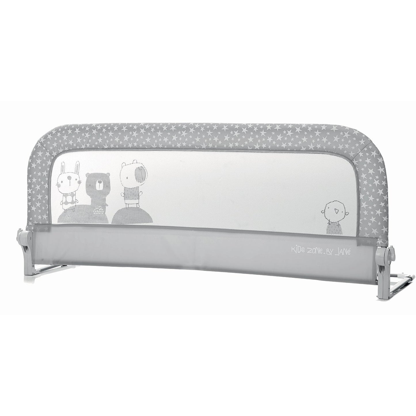 Jane - Bedrail - 150cm - Grey Stars - 50278T01