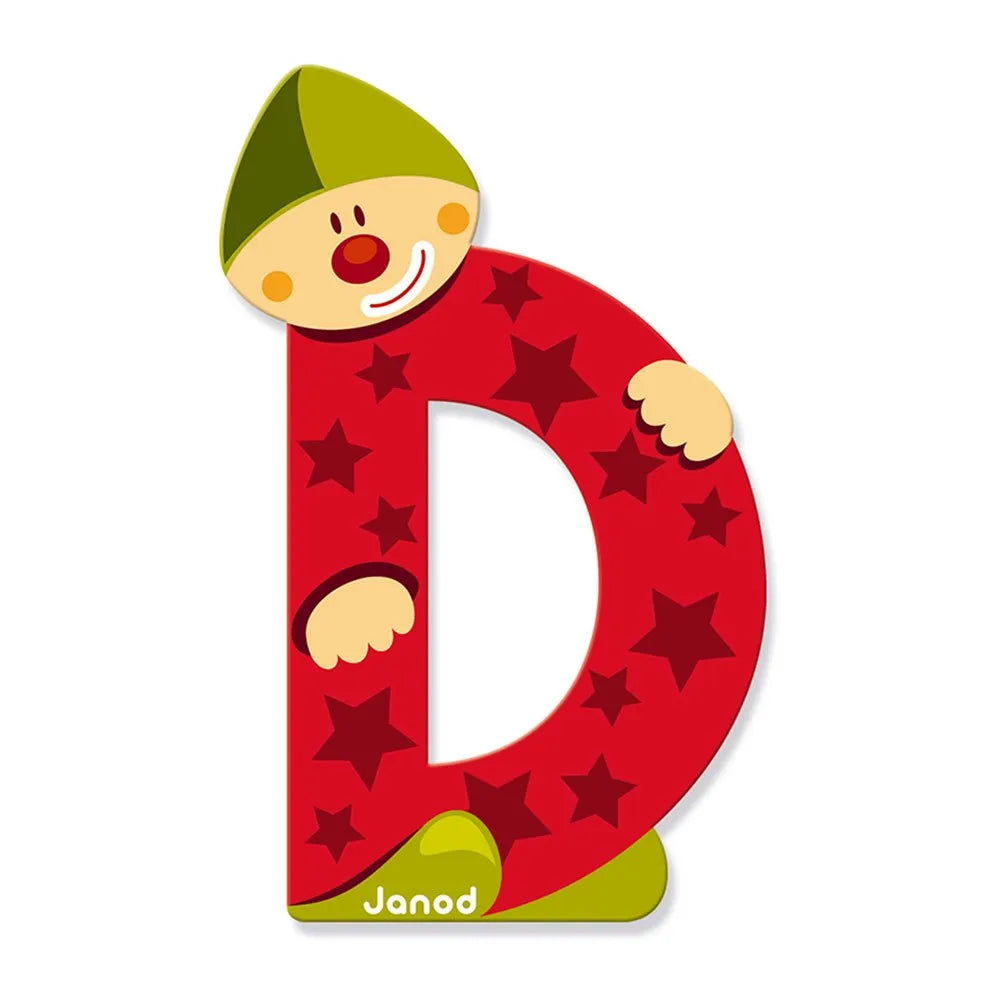 Janod Clown Letter D