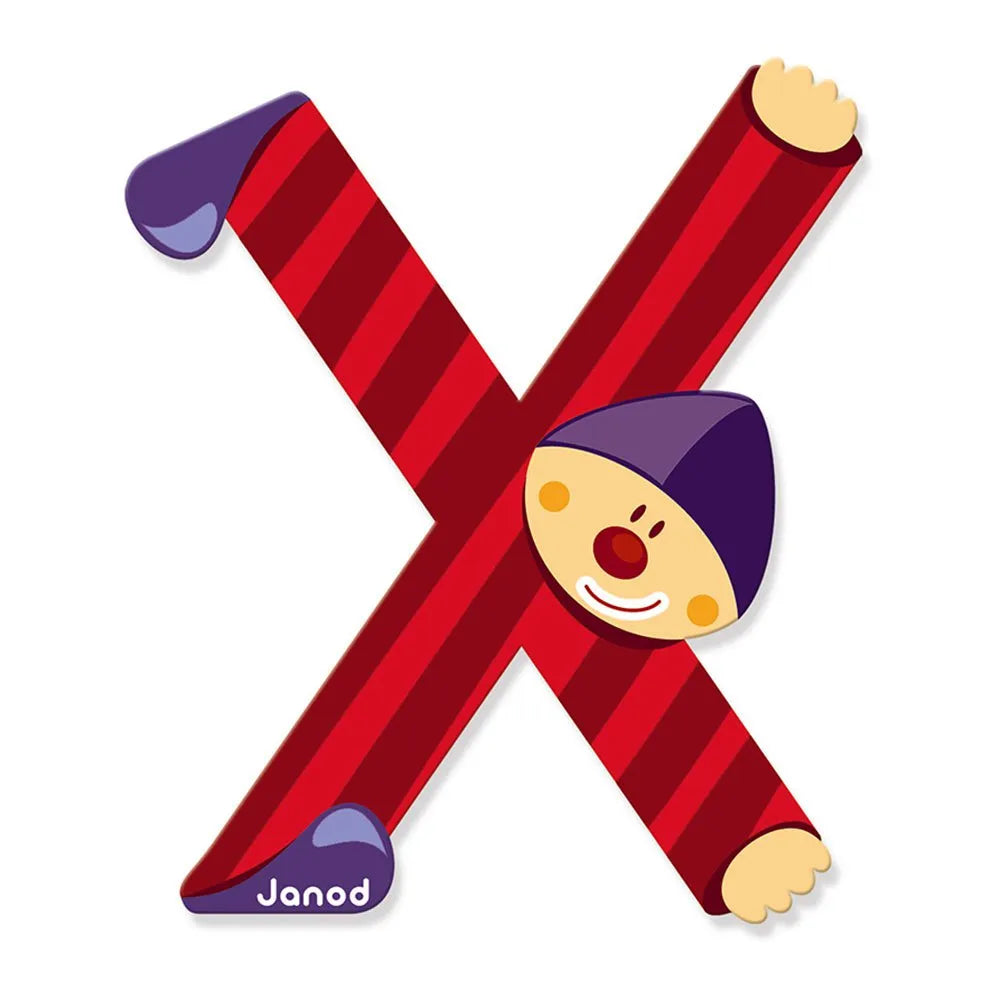 Janod Clown Letter X