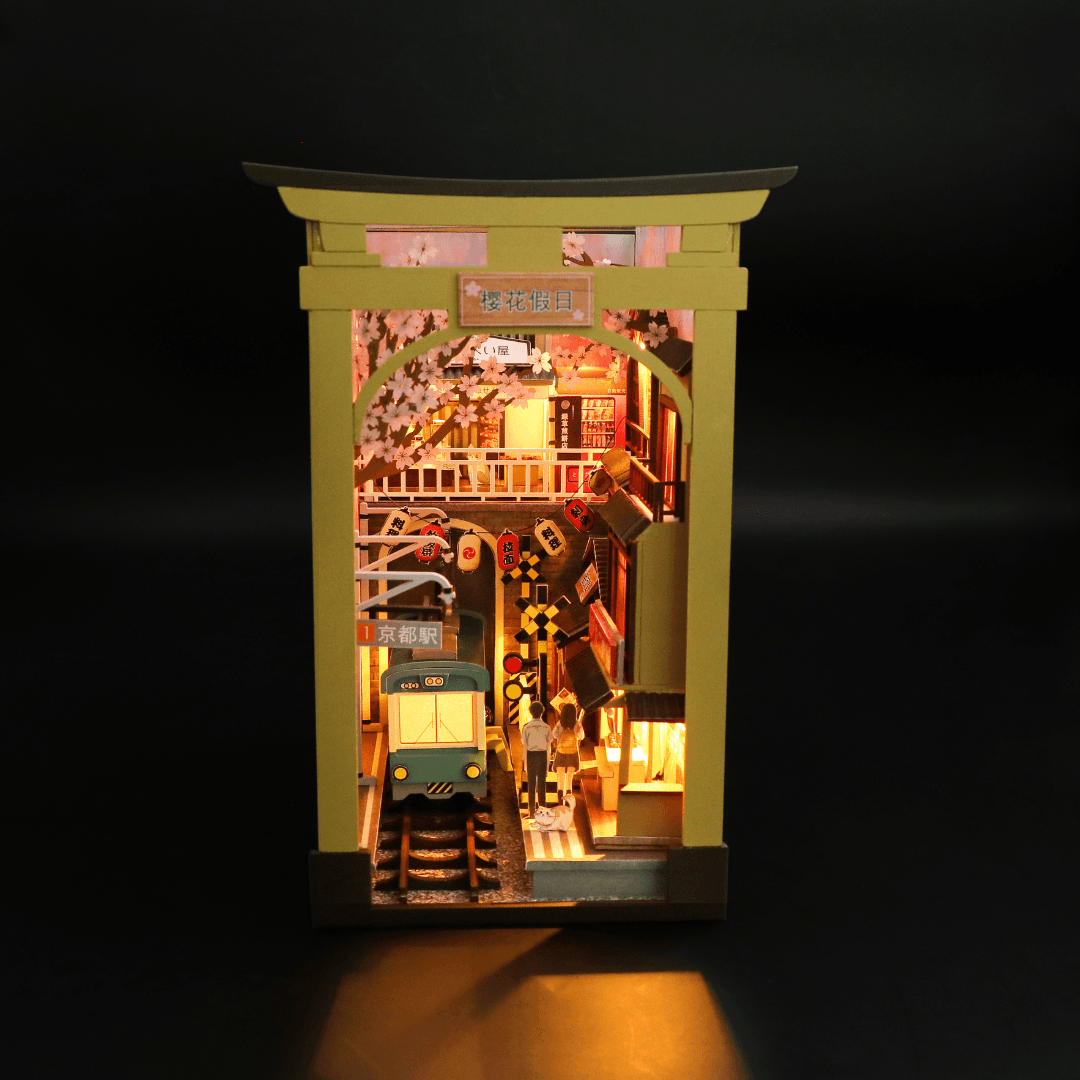 Sakura Holiday Japanese Style DIY Book Nook Miniature Kit