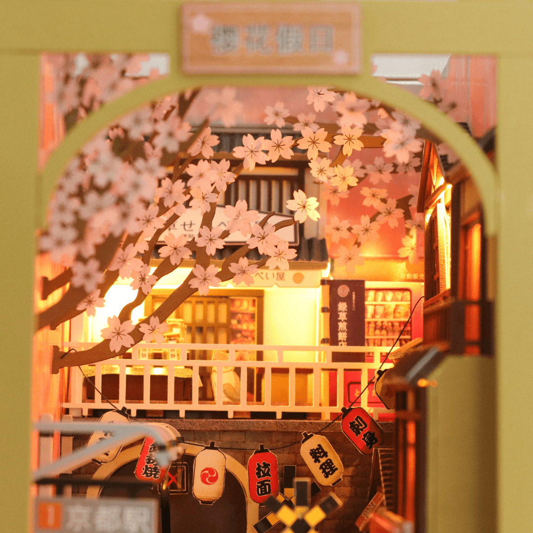 Sakura Holiday Japanese Style DIY Book Nook Miniature Kit