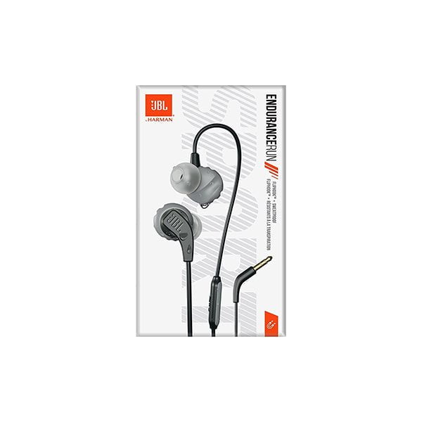 JBL Endurance RUN, Sports in Ear Wired Earphones with Mic, Sweatproof, Flexsoft eartips, Magnetic Earbuds, Fliphook & TwistLock Technology with Voice Assistant Support for Mobiles