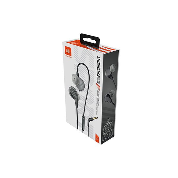 JBL Endurance RUN, Sports in Ear Wired Earphones with Mic, Sweatproof, Flexsoft eartips, Magnetic Earbuds, Fliphook & TwistLock Technology with Voice Assistant Support for Mobiles
