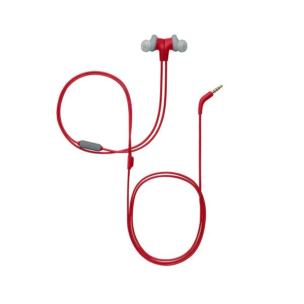 JBL Endurance RUN, Sports in Ear Wired Earphones with Mic, Sweatproof, Flexsoft eartips, Magnetic Earbuds, Fliphook & TwistLock Technology with Voice Assistant Support for Mobiles