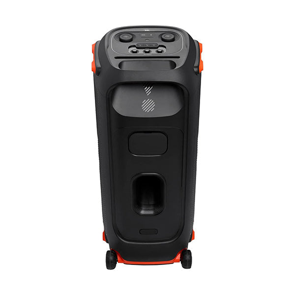 JBL PartyBox 710 Party Speaker with Powerful Sound, Built-in Lights and Extra Deep Bass, IPX4 Splash Proof, App/Bluetooth Connectivity, Made for Everywhere with a Handle and Built-in Wheels