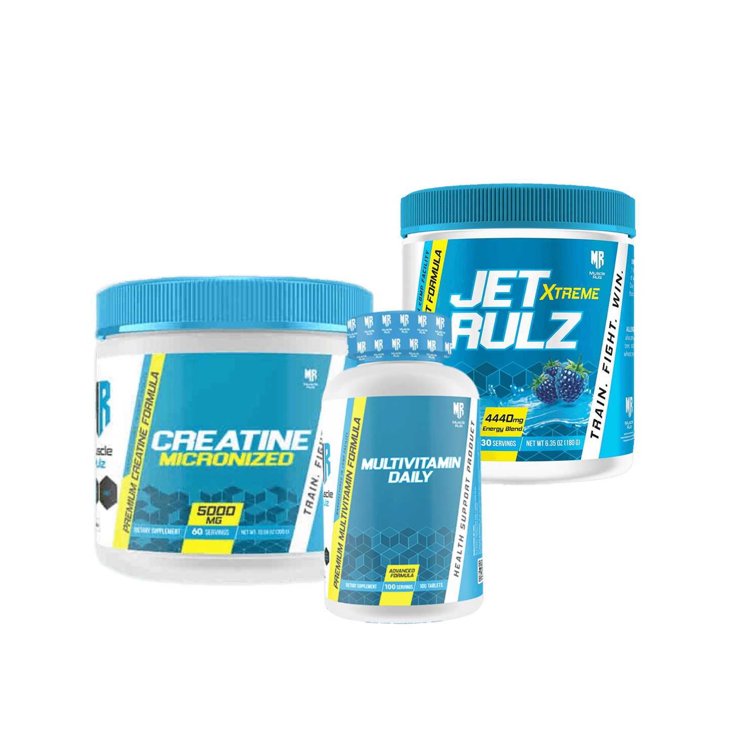 Jet Rulz Pre Workout + Creatine Rulz + Multi Rulz