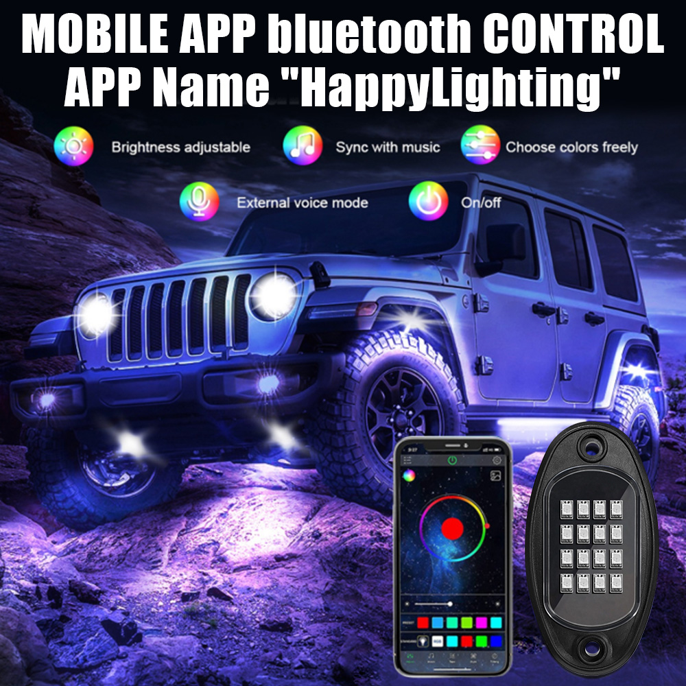 RGB Ambient Wheel Lights ‚Äì 16M Colors & lamp Music Sync - Medaid International