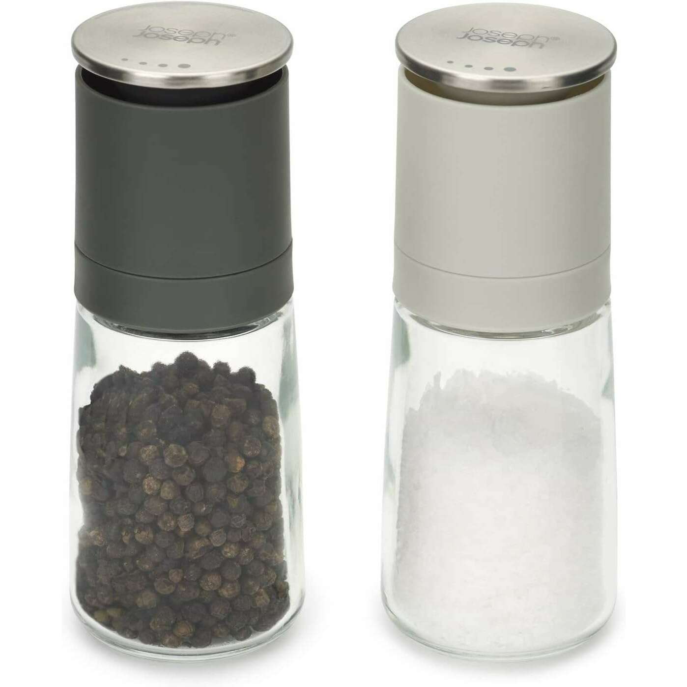 Salt and Pepper Grinder Set - Black/Grey - Medaid International