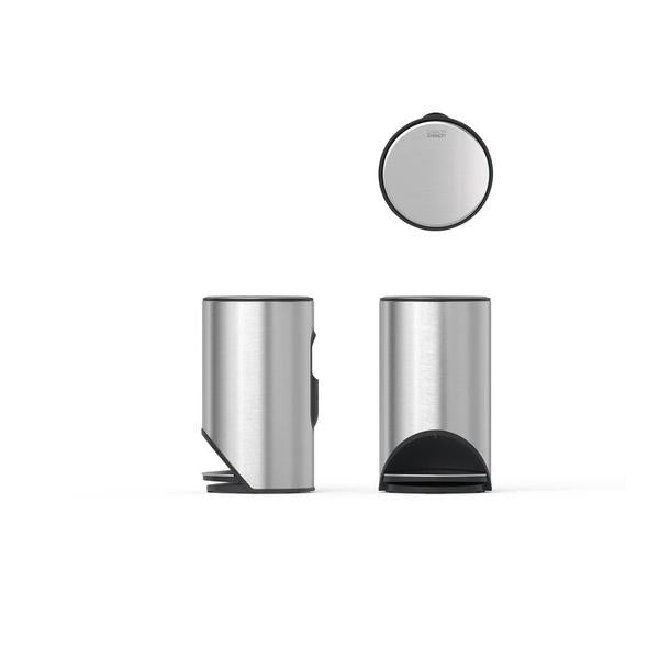 Joseph Joseph, Arc™ 10L Easy-push Stainless-steel Pedal Bin, 30152