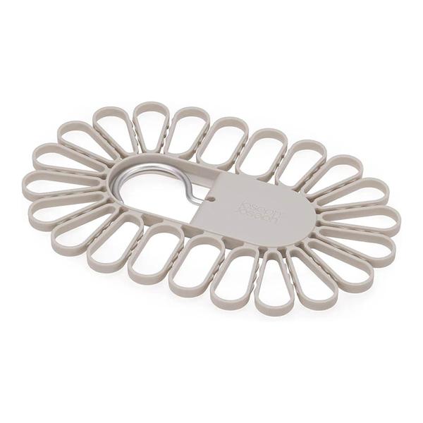 Joseph Joseph, Petal 22-piece Quick-grip Ecru Drying Hanger for Socks and Underwear, 50051