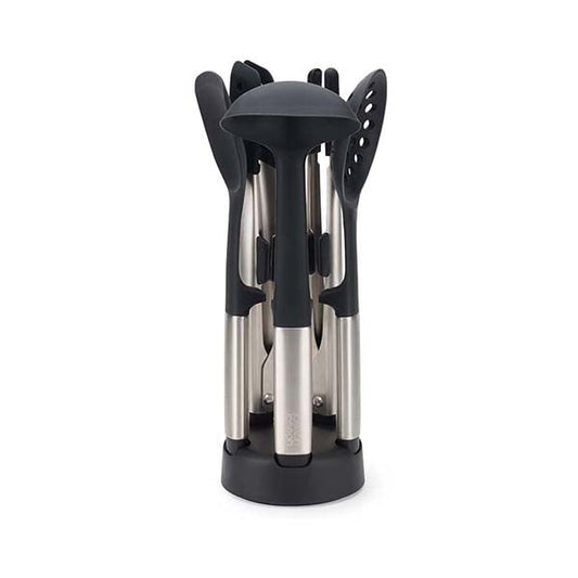 Joseph Joseph, 10568, Elevate Fusion 5-Piece Stainless-Steel Utensil Set with Compact Stand