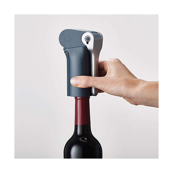 Joseph Joseph, 20099, BarWise Compact Folding Lever Corkscrew Wine Opener with Foil Cutter, One-size