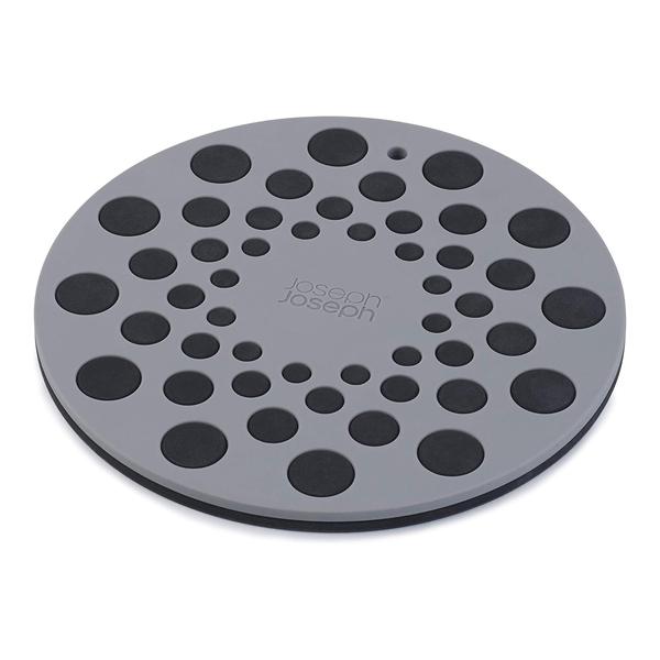 Joseph Joseph, 20174 Spot-On Set of 2 Grey Silicone Trivets, 20174