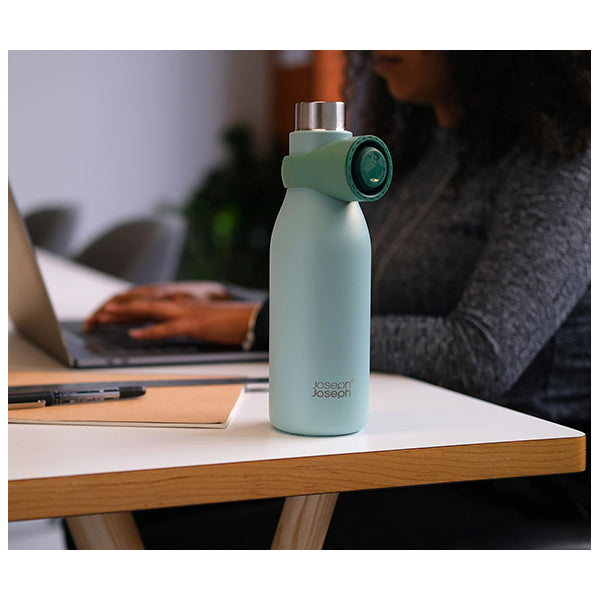 Joseph Joseph, 81118, Loop™ 500ml Stainless-steel Vacuum Insulated Water Bottle