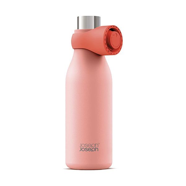Joseph Joseph, 81119, Loop™ 500ml Stainless-steel Vacuum Insulated Water Bottle Coral