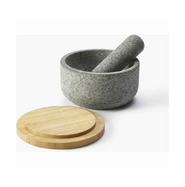 Joseph Joseph, Dash Pestle & Mortar with Bamboo Lid – Granite, 20176