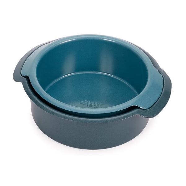 Joseph Joseph, Nest™ Bake Non-Stick 2-piece Blue Round Cake Tin Set, 45068