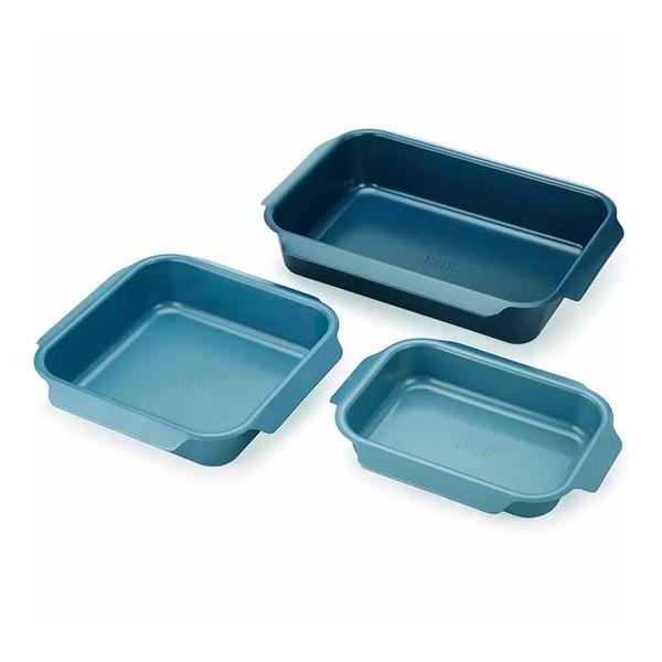 Joseph Joseph, Nest™ Oven Non-stick 3-piece Blue Roasting Tray Set, 45060