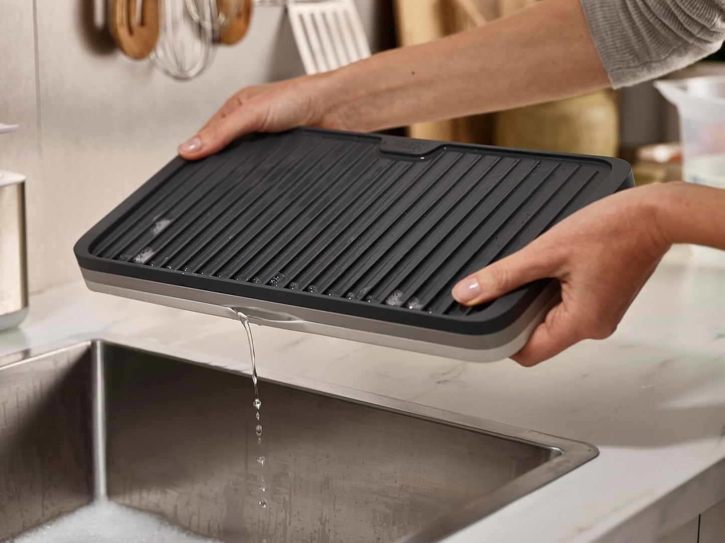 Joseph Joseph, Tier Grey Expandable Draining Board, 85178