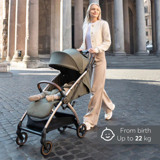 Kikkaboo - Autofolding Pushchair - Jor Dark Grey - Travel Stroller