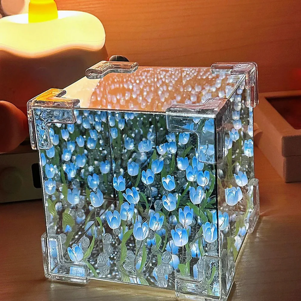 Tulip Mirror Night Light DIY - Medaid International