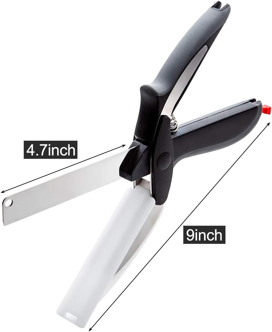 Scissors with Built-In Cutting Board