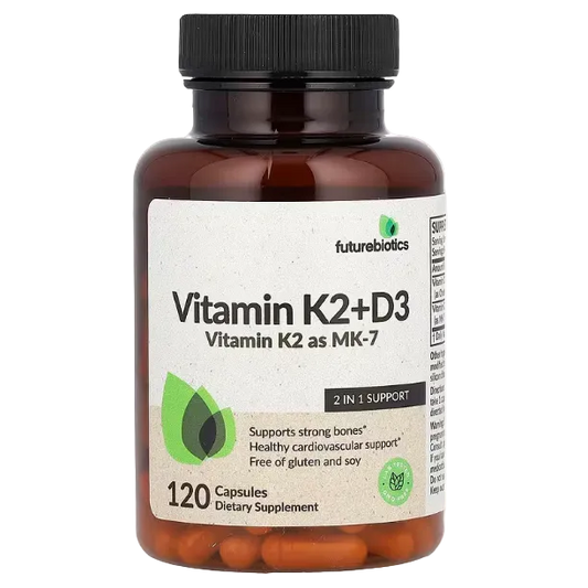 Futurebiotics Vitamin K2 + D3 120 Capsules