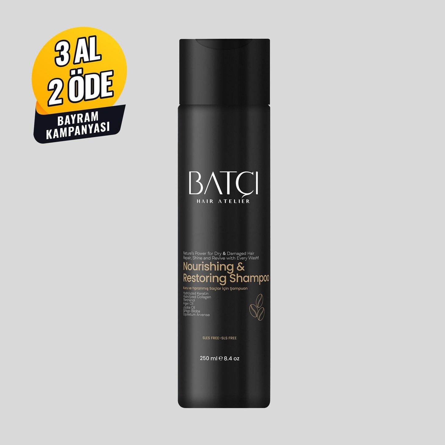 Nourishing & Restoring Shampoo With Coffee Extract - Medaid International