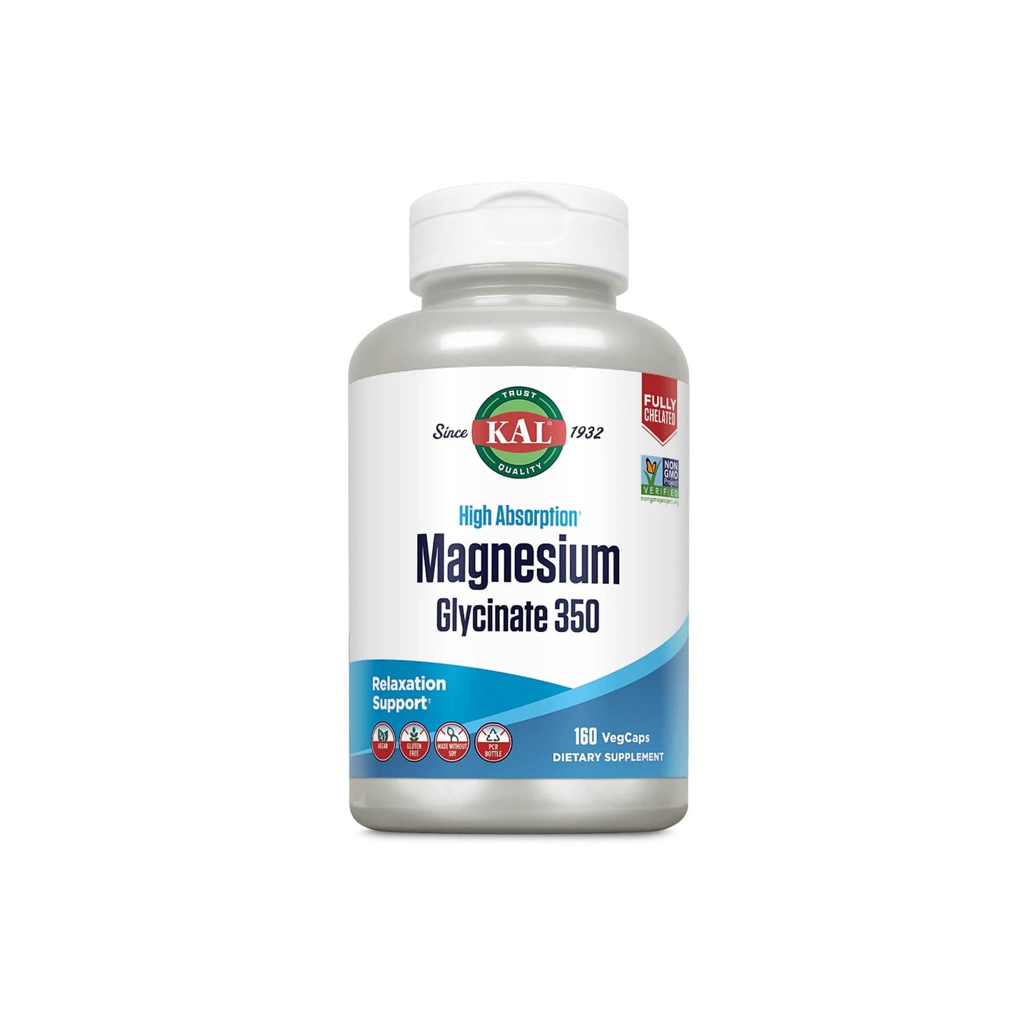 KAL MAGNESIUM GLYCINATE 350 - 240 capsules - Medaid International